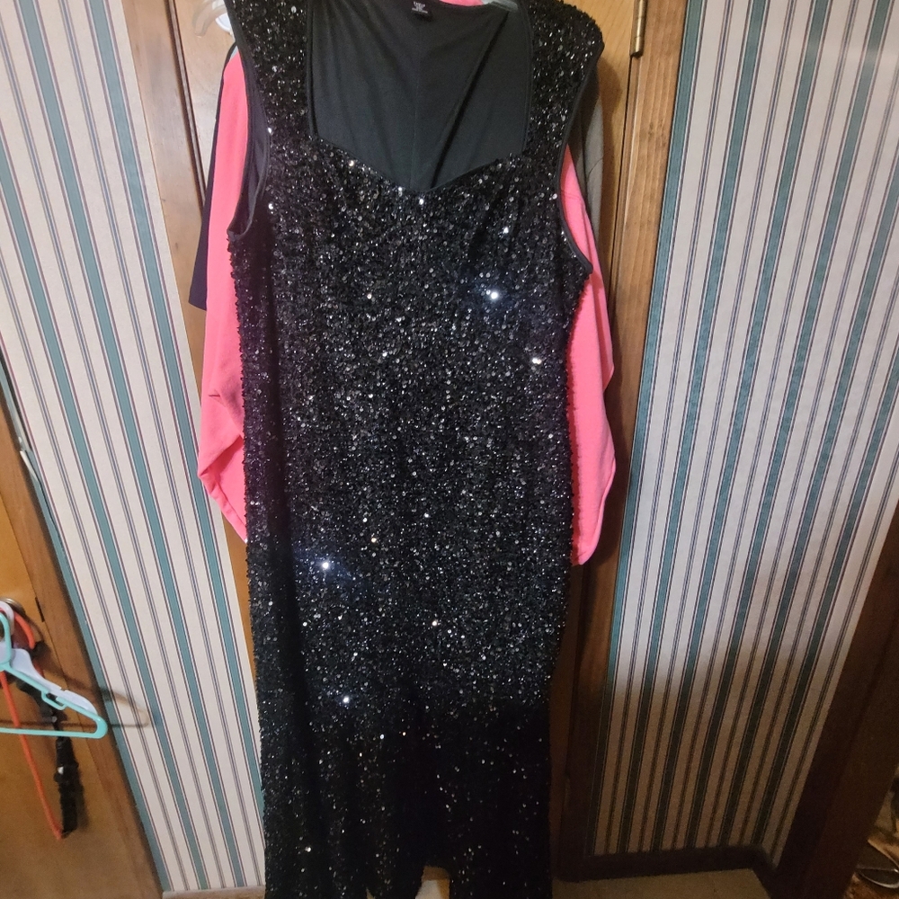 Black Sparkle Formal Dress